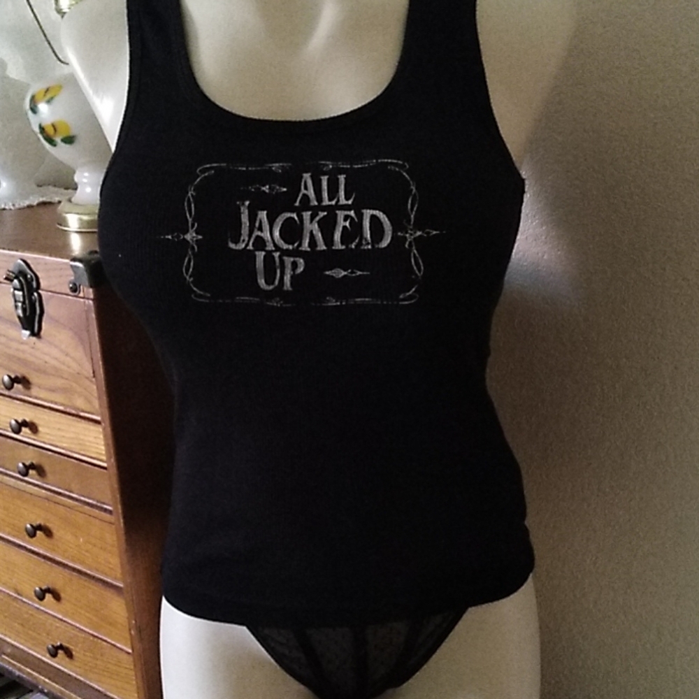Cow Girl ribbed tank top